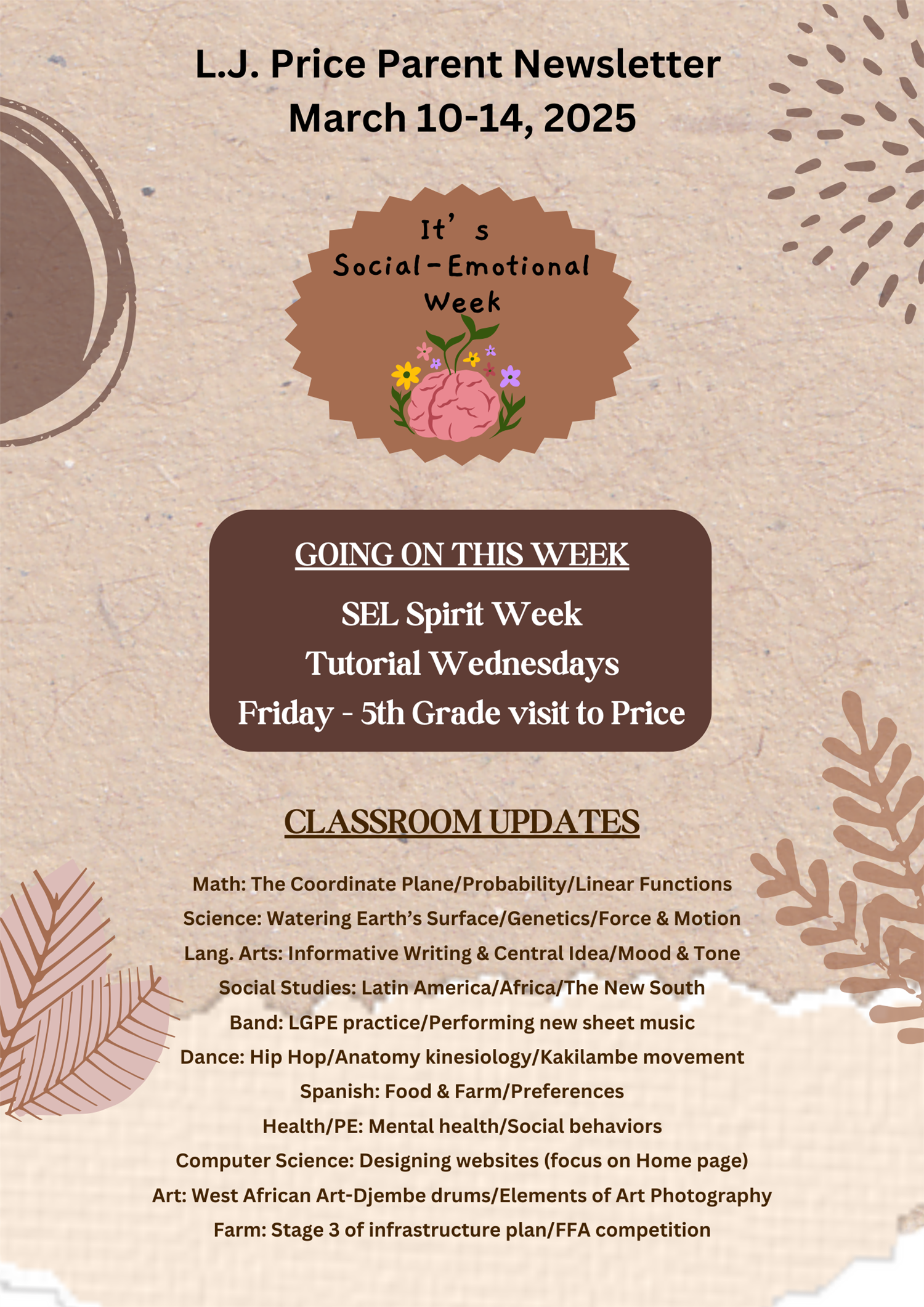 Parent Newsletter